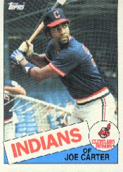 1985 Topps Baseball Cards      694     Joe Carter